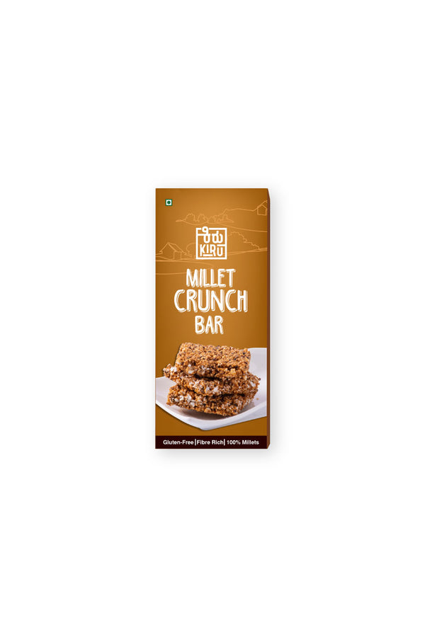 Millet Crunch Bar | Energy Bar - KIRU (20 Bars)