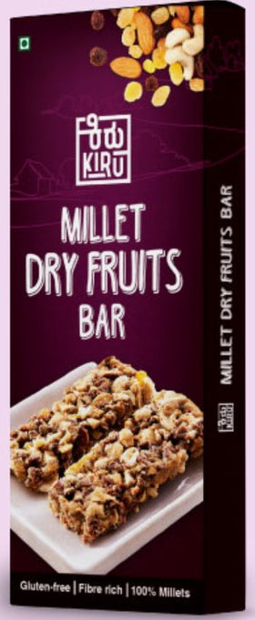 Millet Dry Fruits Bar | Energy Bar - Kiru