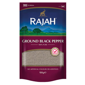 RAJAH BLACK PEPPER COARSE 100g