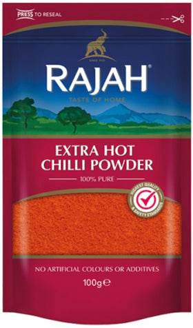 RAJAH CHILLI POWDER EXTRA HOT 100g