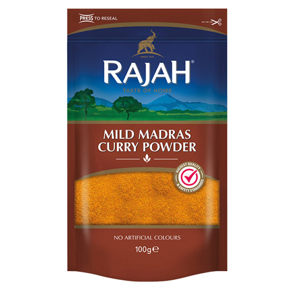 RAJAH MADRAS CURRY POWDER MILD 100g